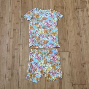 Angel dear floral pj set